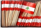 LIBANON COCKTAILFLAGGOR 100st