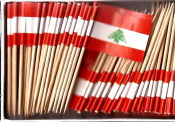 LIBANON COCKTAILFLAGGOR 100st