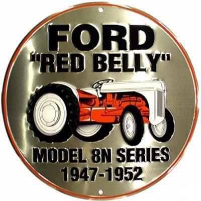 FORD RED BELLY PLÅTSKYLT 30cm