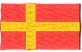 SKÅNE - SKÅNELAND TYGMÄRKE 65x38mm