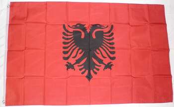 ALBANIEN FLAGGA 240X150CM