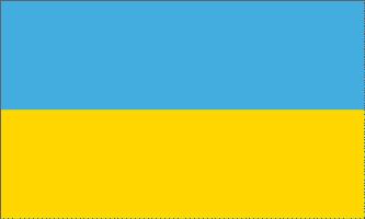 UKRAINA FLAGGA 240X150CM *Läs beskrivningen*
