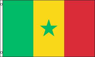 SENEGAL FLAGGA 240X150CM *Läs beskrivningen*