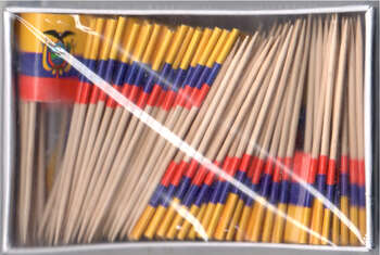 ECUADOR COCKTAILFLAGGOR 100st