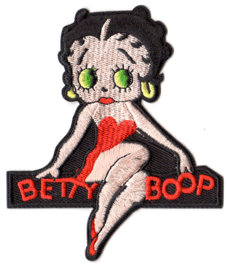 BETTY BOOP TYGMÄRKE 101x86mm