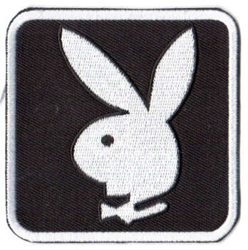 PLAYBOY TYGMÄRKE 77x77mm