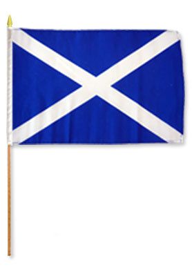 SKOTTLAND ST. ANDREWS HANDFLAGGA 45X30CM