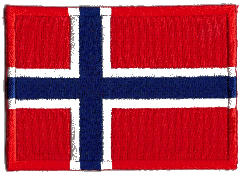 NORGE TYGMÄRKE 80x58mm