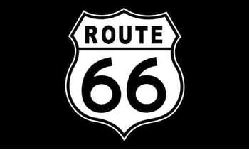 ROUTE 66 FLAGGA 150X90CM