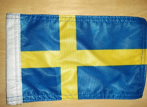 SVERIGE FLAGGA 21X14CM