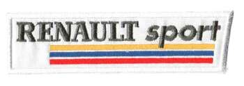 RENAULT SPORT TYGMÄRKE 120X32mm