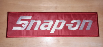 SNAP-ON RYGGMÄRKE 398X111mm