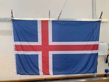 ISLAND FLAGGA PREMIUM 240X150CM FÖR FLAGGSTÅNG 10 METER