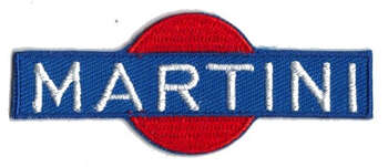 MARTINI TYGMÄRKE 77X31mm
