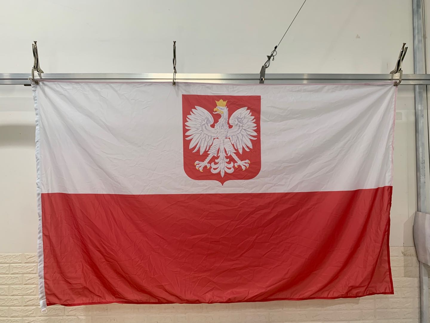 POLEN FLAGGA MED STATSVAPNET 240X150CM TILL FLAGGSTÅNG 10 METER