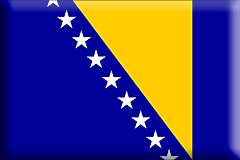 Bosnien-Hercegovina-flaggor