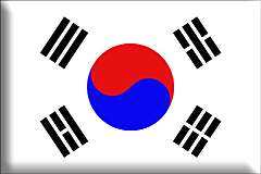 Sydkorea-flaggor