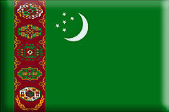 Turkmenistan-flaggor