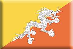 Bhutan-flaggor