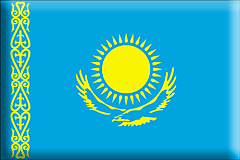 Kazakstan-flaggor
