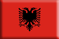 Albanien-tygmärken