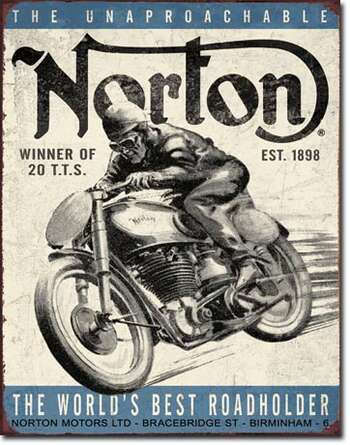 NORTON PLÅTSKYLT 40,5x31,5cm