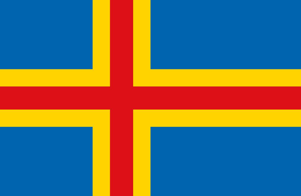 Åland-tygmärken