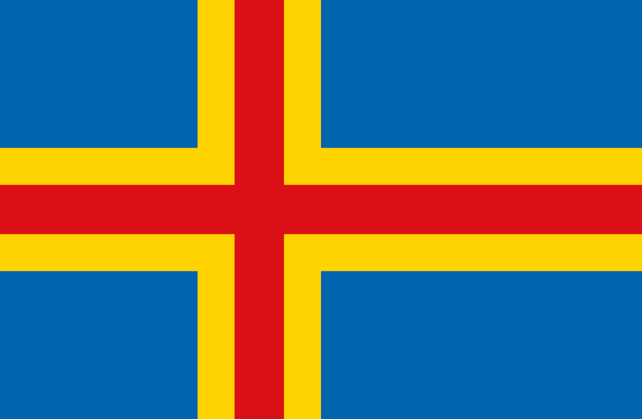 Åland-tygmärken