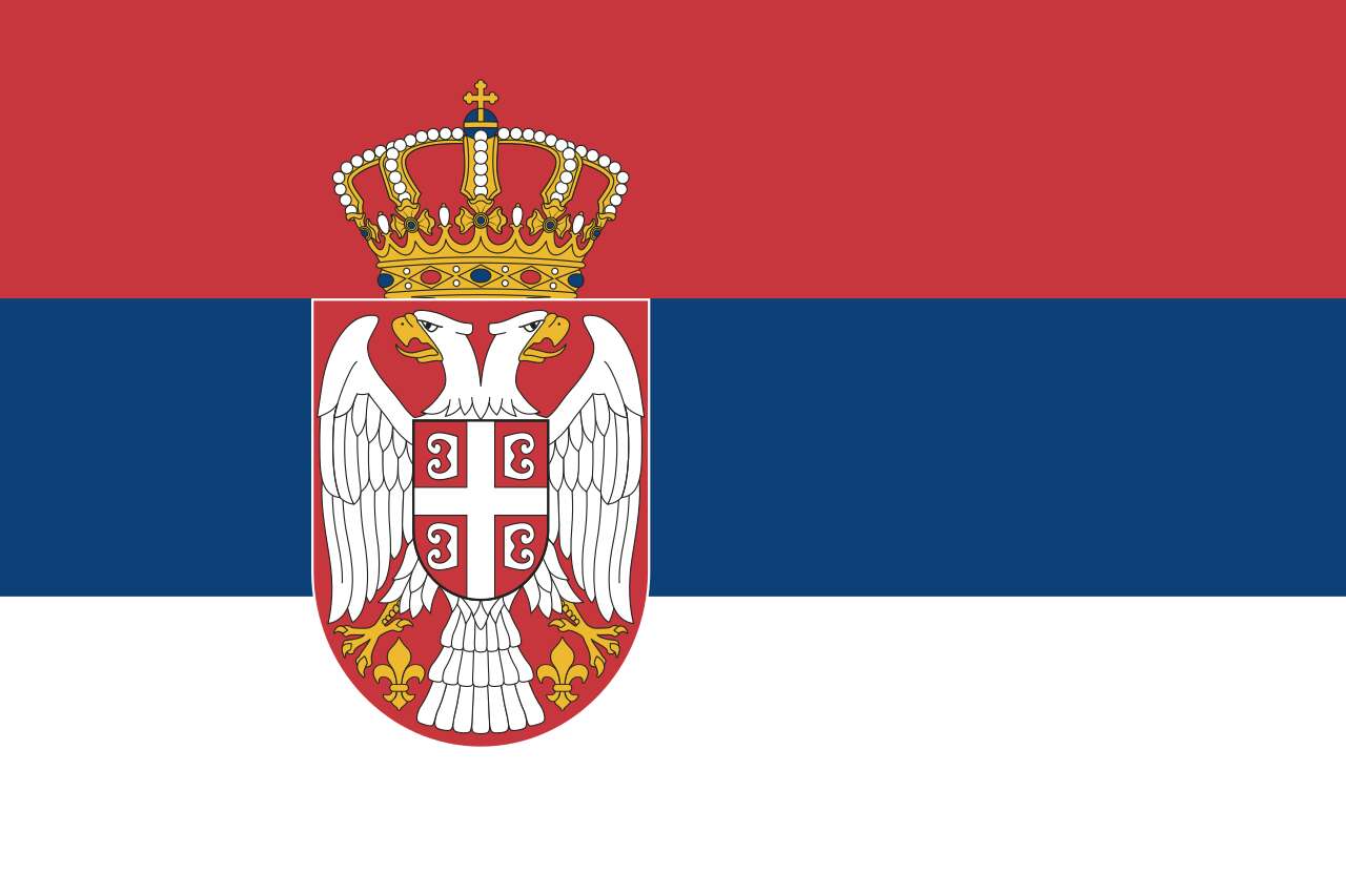 Serbien-pins