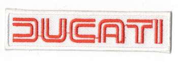 DUCATI TYGMÄRKE 88X21mm