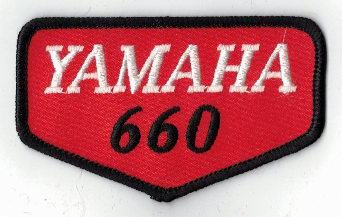YAMAHA 660 TYGMÄRKE ca90x54mm