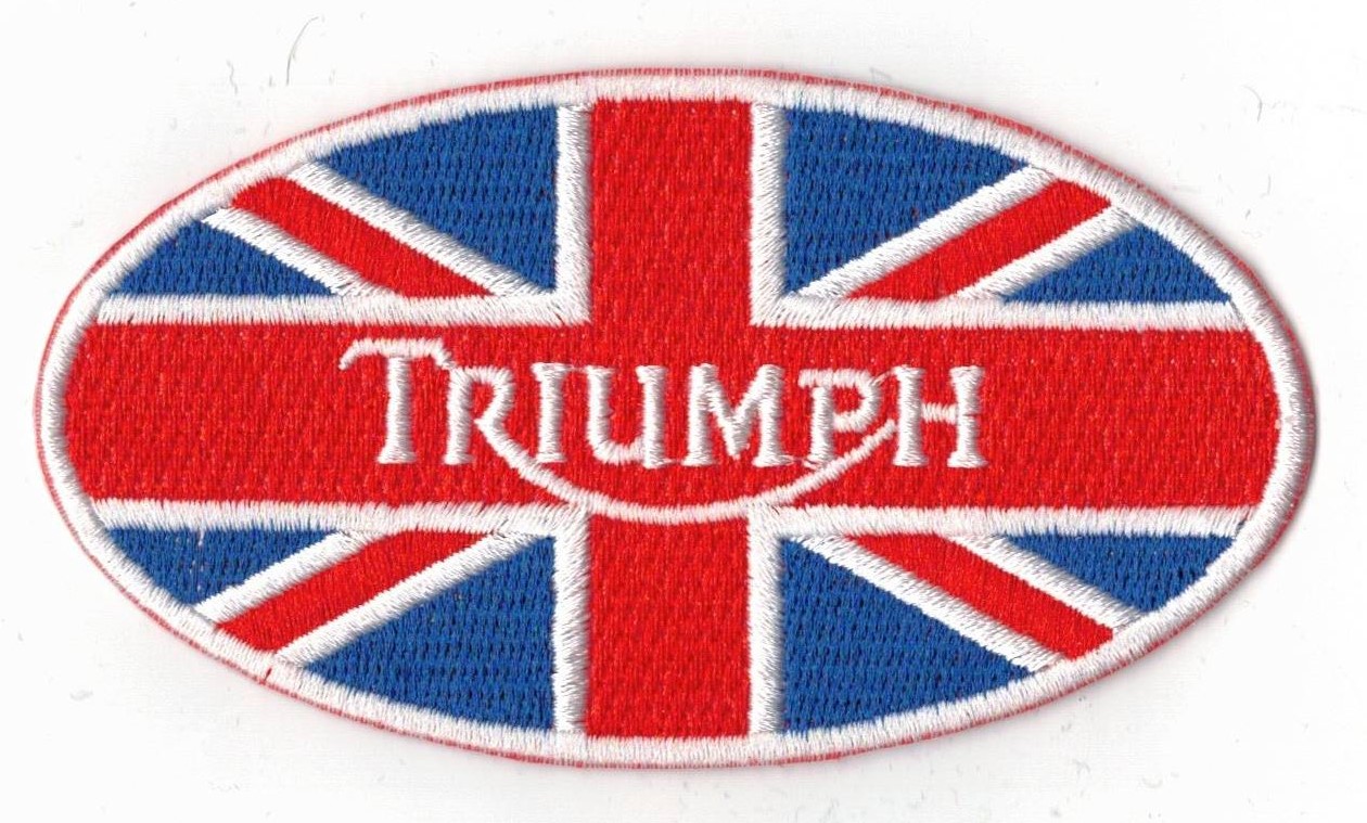 TRIUMPH TYGMÄRKE 100x55mm