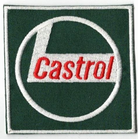 CASTROL TYGMÄRKE 75x75mm