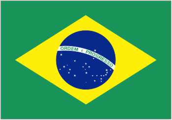 BRASILIEN FLAGGA 240X150CM