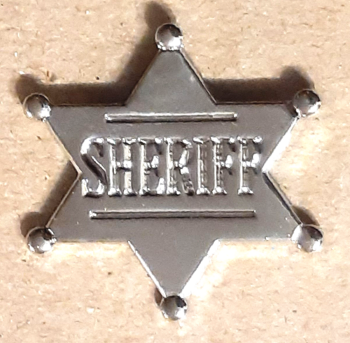 Sheriff Pin 28mm