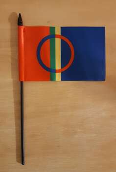 SAME HANDFLAGGA 15X10CM PREMIUM