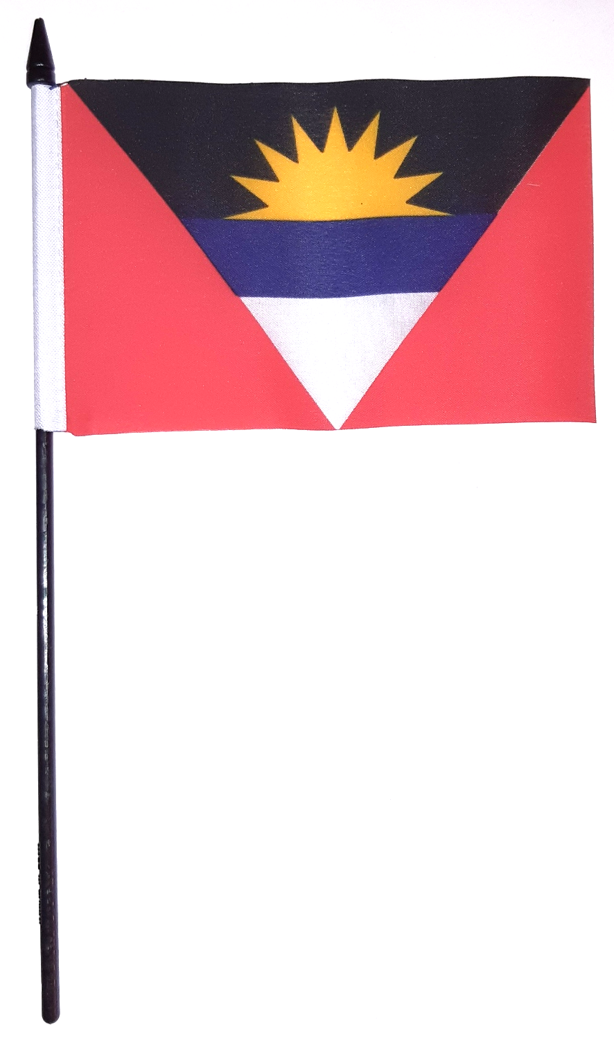 ANTIGUA OCH BARBUDA HANDFLAGGA 15X10CM