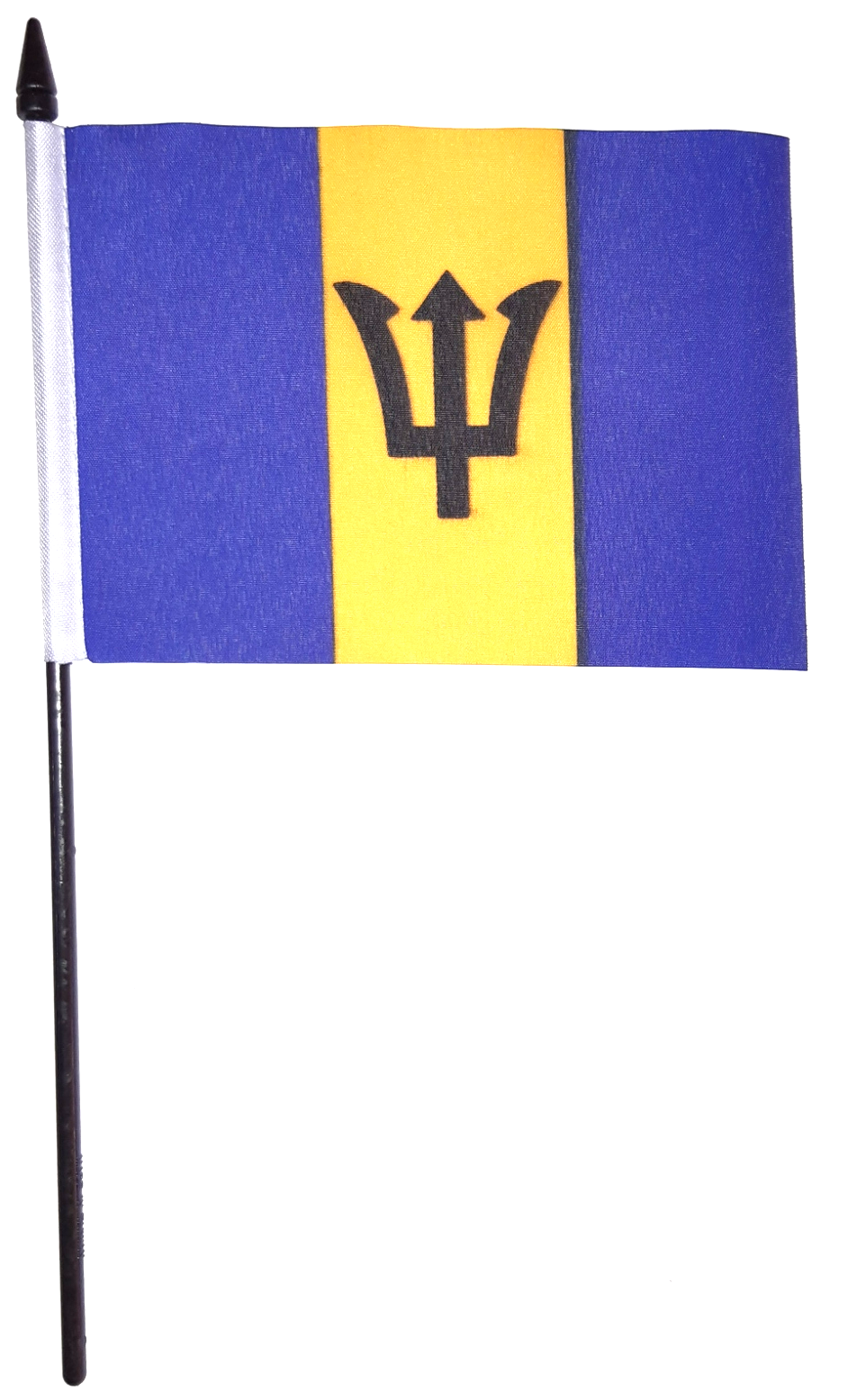 BARBADOS HANDFLAGGA 15X10CM