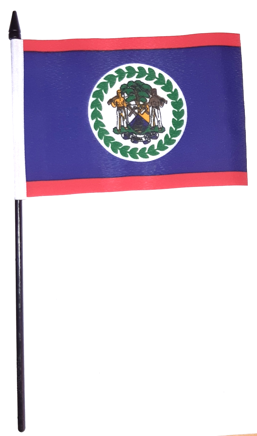 BELIZE HANDFLAGGA 15X10CM