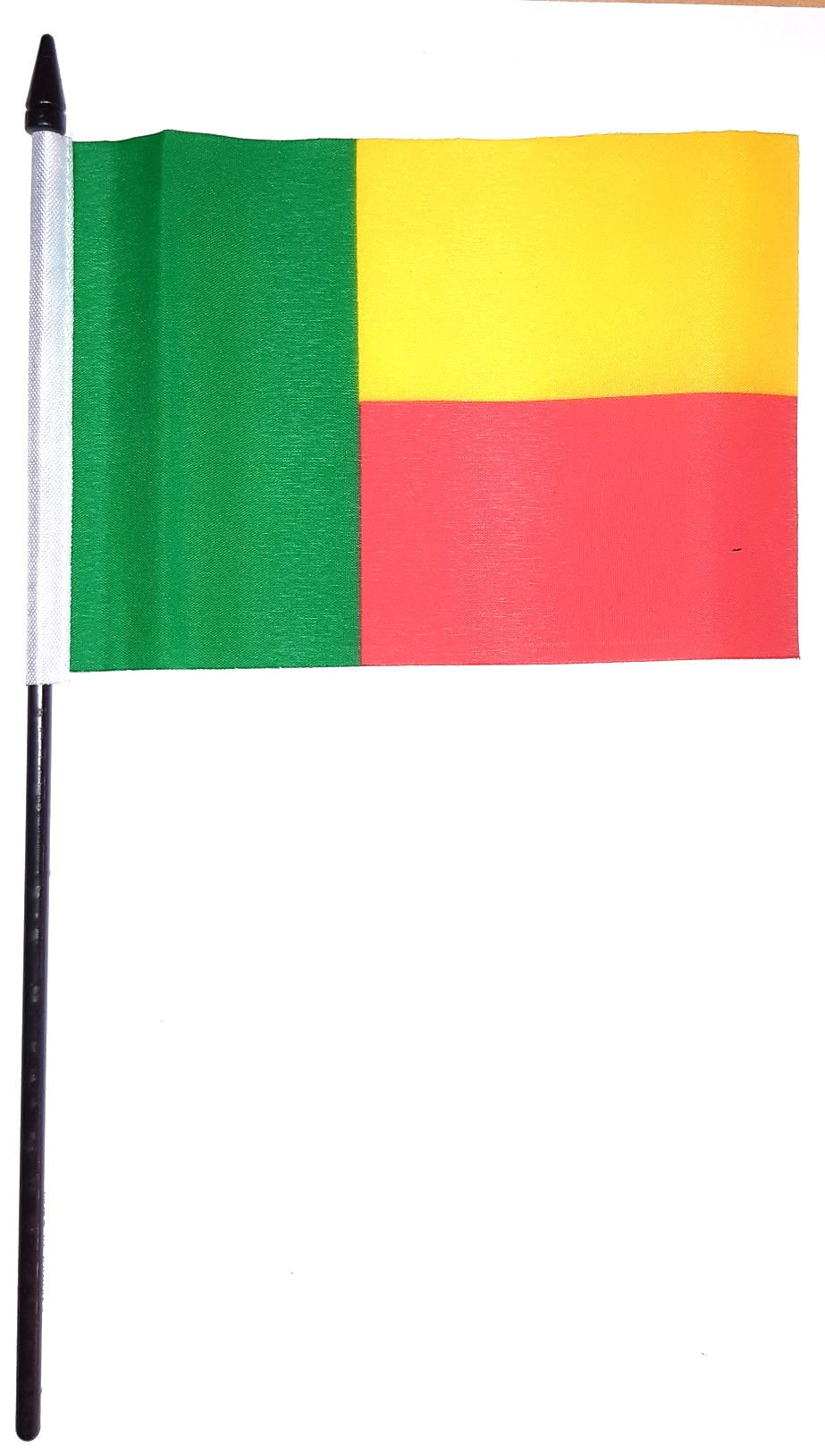 BENIN HANDFLAGGA 15X10CM