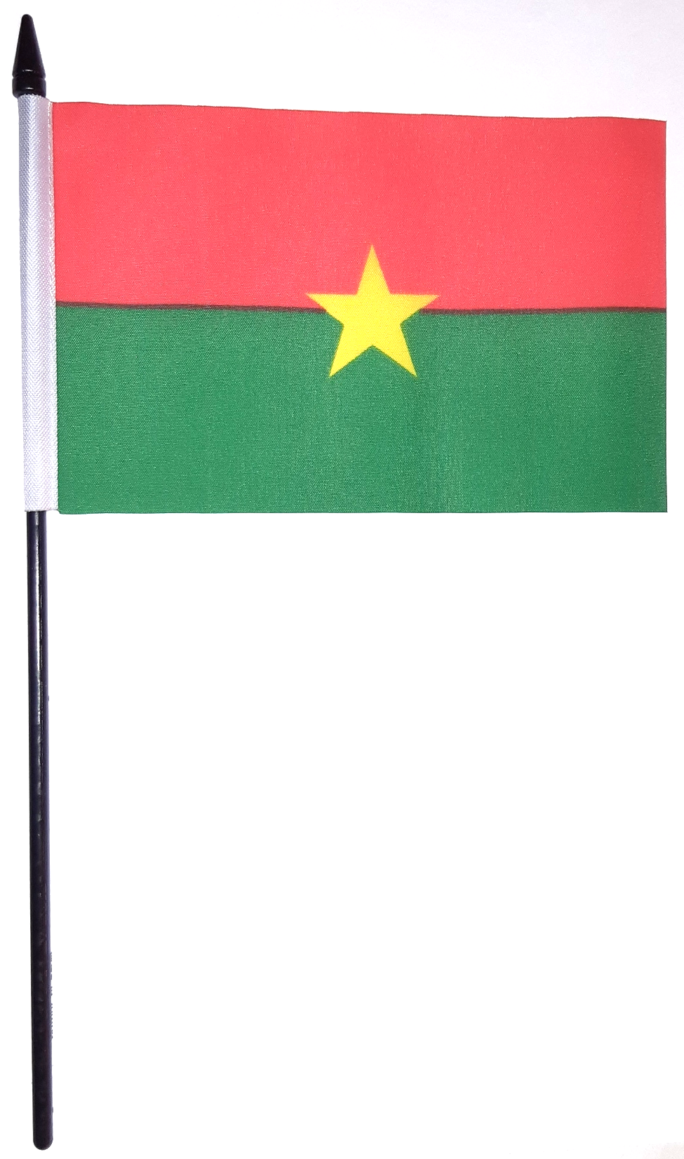 BURKINA FASO HANDFLAGGA 23X15CM