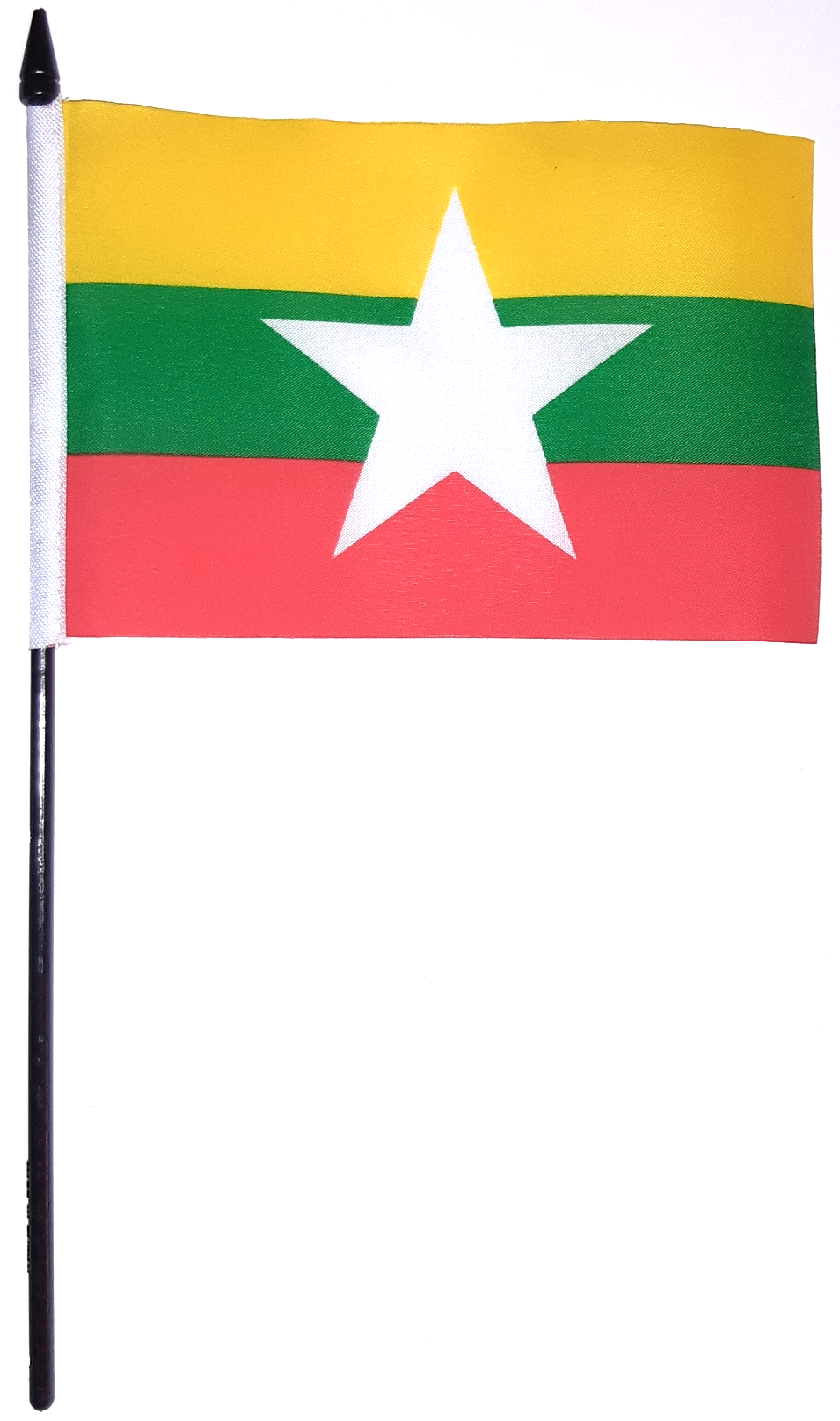 BURMA HANDFLAGGA 23X15CM