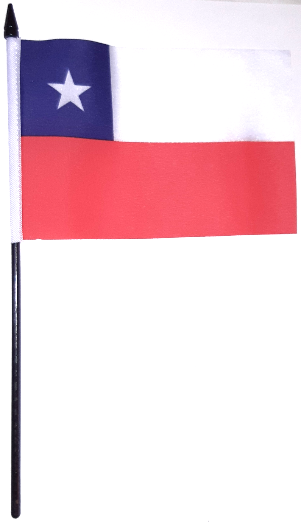 CHILE HANDFLAGGA 15X10CM