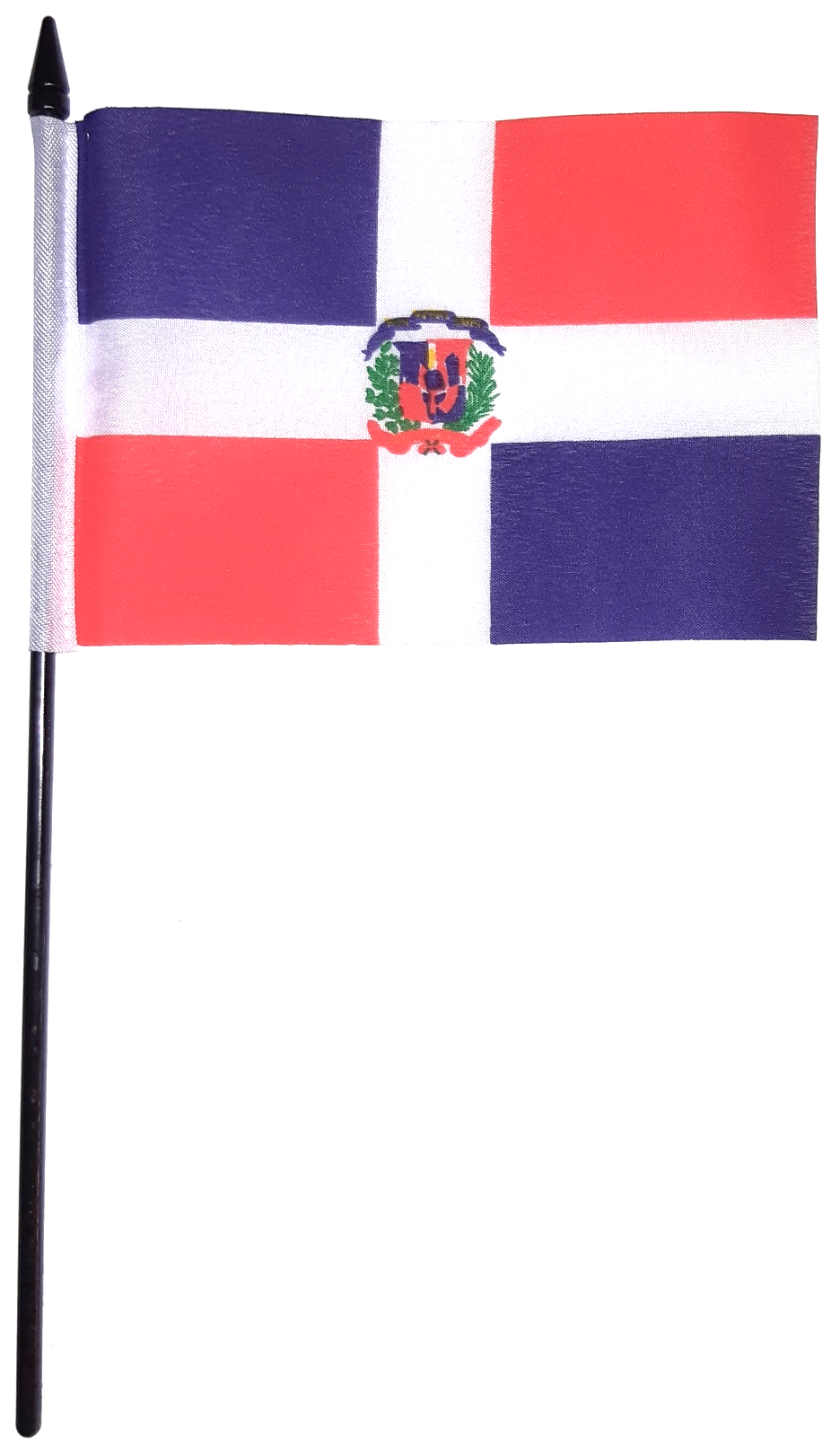 DOMINIKANSKA REPUBLIKEN HANDFLAGGA 15X10CM