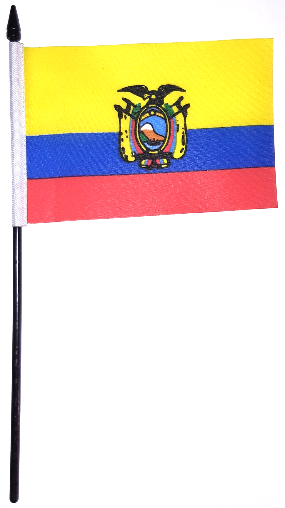 ECUADOR HANDFLAGGA 15X10CM