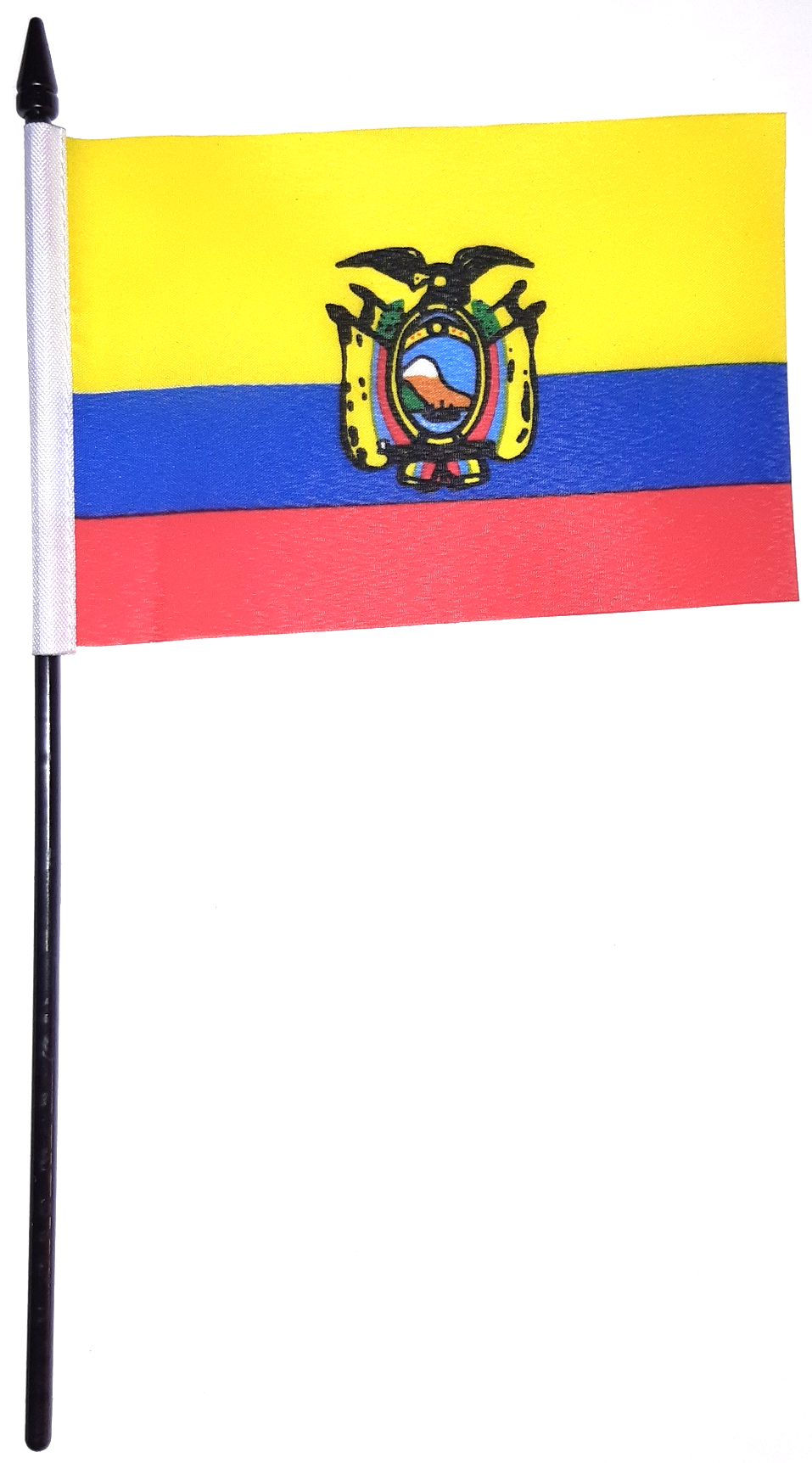 ECUADOR HANDFLAGGA 23X15CM