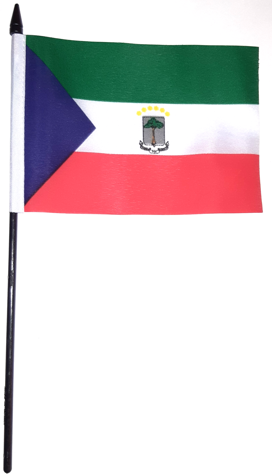 EKVATORIALGUINEA HANDFLAGGA 15X10CM