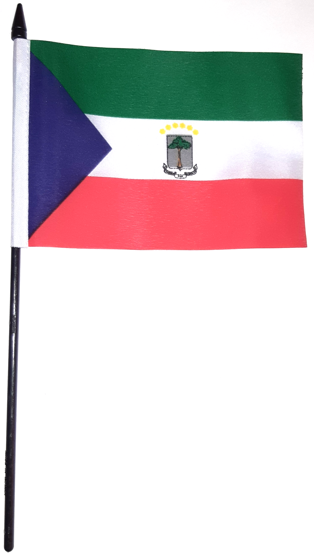 EKVATORIALGUINEA HANDFLAGGA 23X15CM