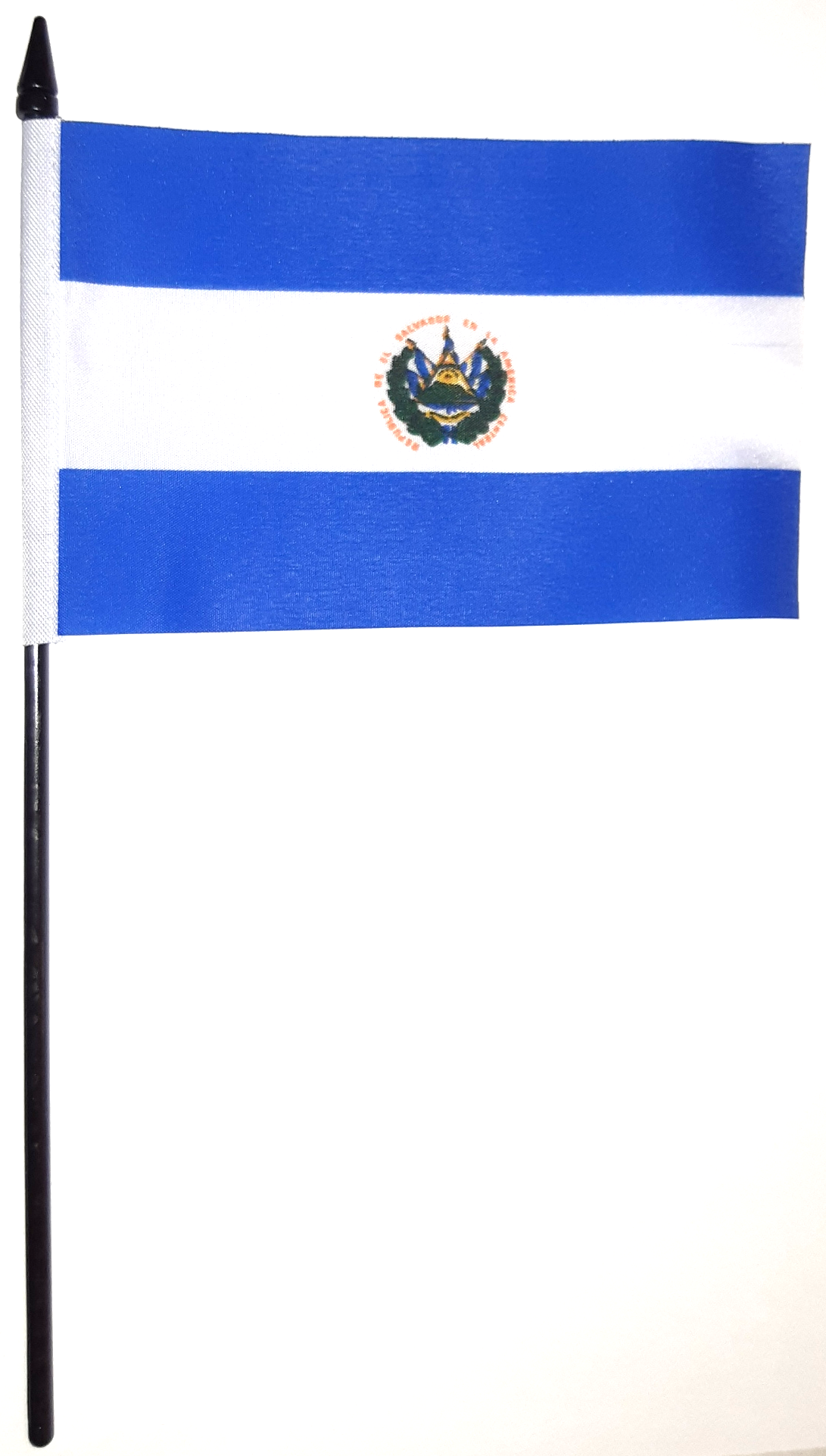 EL SALVADOR HANDFLAGGA 15X10CM