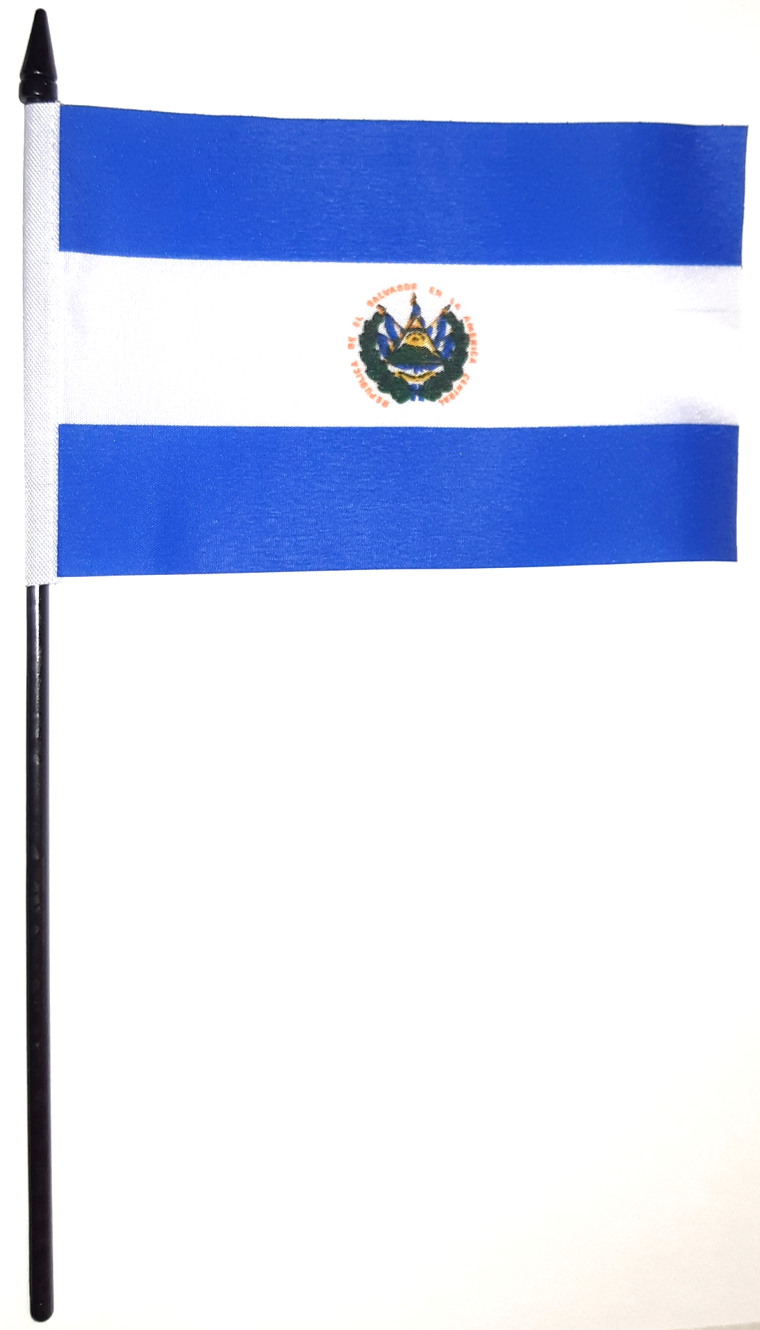 EL SALVADOR HANDFLAGGA 23X15CM